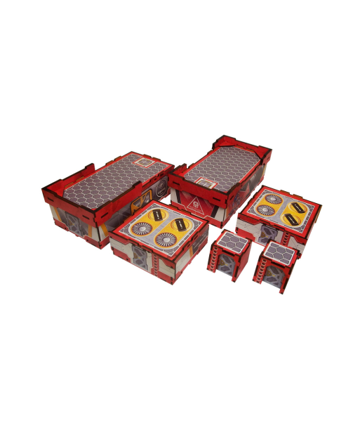 District 5 Shops PREPAINTED (red)