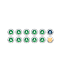 N5 Infinity Tokens Regular Orders Green (12)