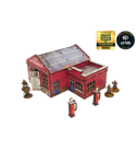 WW2 Normandy Garage w. Petrol Station (28mm)