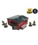WW2 Normandy Large Brick Shed (28mm)