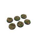 Wood Bases, WRound 40mm (2)
