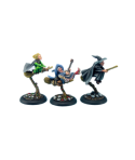 Discworld Three Witches on brooms (3)