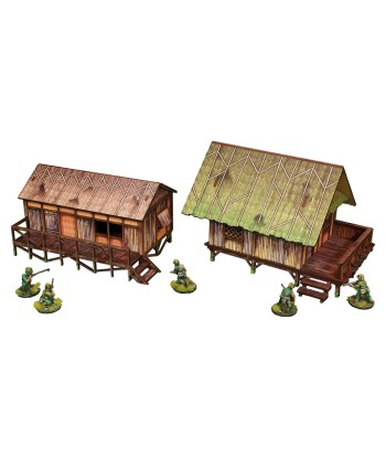 WW2 Pacific Jungle Huts (2)...