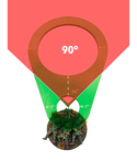 WW2 Circular Ruler (1) Green