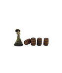Medium Wooden Barrels (4)